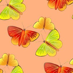 Бесшовные фоны с бабочками и насекомыми - Страница 2 OToUP4YRSac